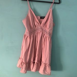 CIDER pink summer dress
